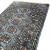 Oryginalny dywan Buchara z Pakistanu 100% wełna 60x180cm szary