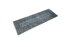 Oryginalny dywan Buchara z Pakistanu 100% wełna 60x180cm szary