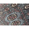 Oryginalny dywan Buchara z Pakistanu 100% wełna 60x180cm szary