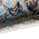 Niereguralny okrągły dywan Colorful Blossom Rug BR-22 blue, 100% wełna, ręcznie wykonany