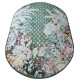Designerski owalny dywan Optimistic Jungle Whisper JW-023 green, 100% wełna, ręcznie taftowany, gruby