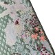 Designerski owalny dywan Optimistic Jungle Whisper JW-023 green, 100% wełna, ręcznie taftowany, gruby
