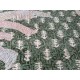 Designerski owalny dywan Optimistic Jungle Whisper JW-023 green, 100% wełna, ręcznie taftowany, gruby
