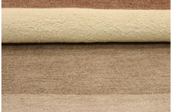 100% wełna gruby dywan Gabbeh Indie Luksusowy chodnik 80x300cm beżowy