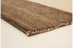 100% wełna gruby dywan Gabbeh Indie Luksusowy chodnik 80x300cm beżowy