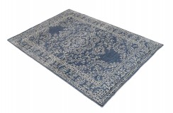 Ciepły dywan indyjski 100% wełna owcza nowoczesny wzór 170x240cm