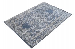 Ciepły dywan indyjski 100% wełna owcza nowoczesny wzór 170x240cm