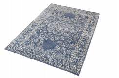 Ciepły dywan indyjski 100% wełna owcza nowoczesny wzór 170x240cm