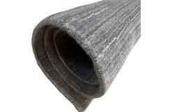 100% wełna gruby dywan Gabbeh  handloom z Indii szary 250x350cm
