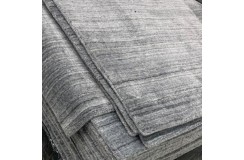 100% wełna gruby dywan Gabbeh  handloom z Indii szary 250x350cm