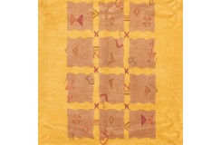 Rzeźbiony niezwykły dywan ręcznie tkany 250x350cm nepal premium indie