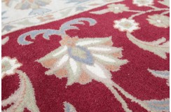 Klasyczny dywan z perskim wzorem wełna 250x300cm ornamenty kwiatowe