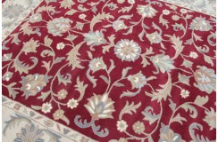 Klasyczny dywan z perskim wzorem wełna 250x300cm ornamenty kwiatowe