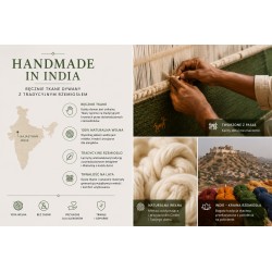 ręcznie tkany dywan wełniany - gabbeh handloom
