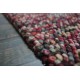 Ciepły genialny wełniany dywan 140x200cm Brinker Carpets Loop kulki z wełny filcowanej  
