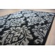 Czarny dywan z designerskim wzorem 160x230 100% wełny The Rug Republic