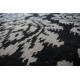 Czarny dywan z designerskim wzorem 160x230 100% wełny The Rug Republic