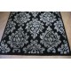 Czarny dywan z designerskim wzorem 160x230 100% wełny The Rug Republic