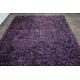 Niezwykły lśniący dywan shaggy Brinker Carpets Romance Femme 200x300cm wysoki włos i wysoka jakość wykonania czarny/fiolet