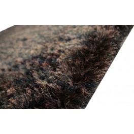 6kg/m2 masywny dywan shaggy super soft Brinker Carpets Percy 1325 brown-black 200x300cm przecena -60%  