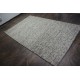 Niezwykły dywan Loop 100% wełna filcowana zaplatana ręcznie w rzędy warkoczy beż/brąz wysoka jakość Indie 150x250cm