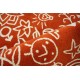 Pomarańczowy nowoczesny dywan The Rug Republic 160x230 Graffitti