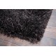 5cm Gruby masywny dywan shaggy Brinker Carpets woodford  WF09 200x300cm czarny/fioletowy jakość!