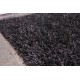 5cm Gruby masywny dywan shaggy Brinker Carpets woodford  WF09 200x300cm czarny/fioletowy jakość!