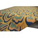 Wielokolorowy z kwiatowym wzorem Ava Handfab 100% wełna 160x230cm