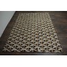 Skórzany dywan Ava Handfab 160x230cm z aplikacjami ze skóry
