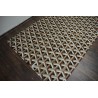 Skórzany dywan Ava Handfab 160x230cm z aplikacjami ze skóry