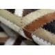 Naturalna skóra bydlęca - dywan skórzany patchwork brązowy ok 160x230cm