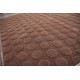 Czekoladowo brązowy dywan z wypukłym wzorem 160x230