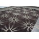 Brązowo-biały designerski dywan wełniany 160x230cm gruby nowoczesny