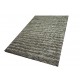 Piękny jasny dywan shaggy z wełny filcowanej ręcznie tkany z Indii 165x235cm