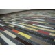 Skórzano filcowy dywan patchwork 160x230