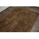 Błyszczący dywan shaggy brązowo zielony 160x230
