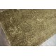 Błyszczący gruby dywan shaggy zielono brązowy 160x230