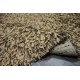 Piękny brązowy nowoczesny dywan shaggy 165x235cm