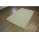 Gładki beżowy dywan z nutą szarego dwustronny ręcznie tkany - kilim 140x200 HIT
