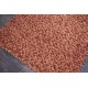 Jedyny nieprawdopodobnie gruby dywan 9cm shaggy wełna filcowana 170x240cm pomarańczowo-czerwony