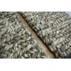 Brązowy niezwykły ręcznie tkany dywan LOOP z wełny filcowanej wakocze 3d NIEZWYKŁY TANIO! 40x60