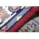 Czerwon klasyczny ręcznie tkany dywan indyjski Baktjar w kwatery 120x170cm 100% wełna