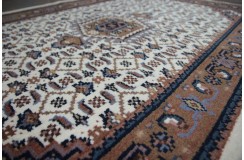 Śliczny beżowy dywan Indo Bidjar ok 120x180cm 100% wełna ekskluzywny