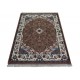 Cenny gęsto ręcznie tkany dywan Tebriz 100% wełna 120x270cm Indie piękny perski wzór brązowy