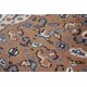 Cenny gęsto ręcznie tkany dywan Tebriz Kanchipur 100% wełna 120x170cm Indie piękny perski wzór brązowy