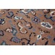 Cenny gęsto ręcznie tkany dywan Tebriz Kanchipur 100% wełna 120x170cm Indie piękny perski wzór brązowy