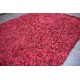 Nasycony czerwony odcień miękka wełna super dywan shaggy 165x235cm