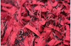 Nasycony czerwony odcień miękka wełna super dywan shaggy 165x235cm