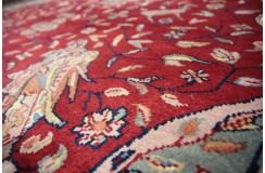 Oryginalny dywan Tebriz z Iranu 100% wełna z motywem meczetu na medalionie kunsztowny ok 200x300cm